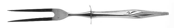 Still Mood (Sterling, 1963) Small Steak Carving Fork with Stainless Prongs
