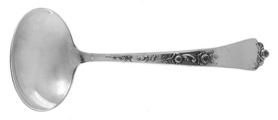 Sterling Rose (Sterling, 1955) Solid Gravy Ladle