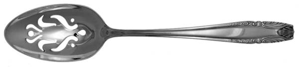 Stradivari (Sterling, 1937, No Monograms) Pierced Tablespoon (Serving Spoon) CM