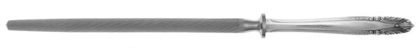 Stradivari (Sterling, 1937, No Monograms) Sharpener Knife with Steel Rod HC