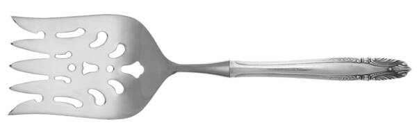 Stradivari (Sterling, 1937, No Monograms) Fish Serving Fork with Stainless Tines HC