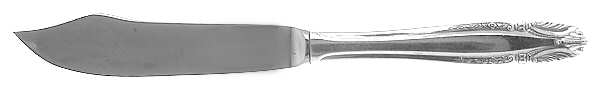 Stradivari (Sterling, 1937, No Monograms) Large Solid Fish Serving Knife