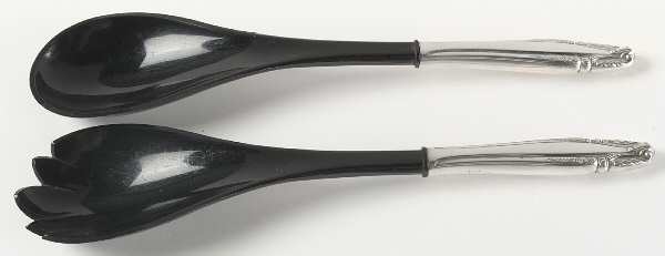 Stradivari (Sterling, 1937, No Monograms) Plastic Bowl 2-Piece Salad Set