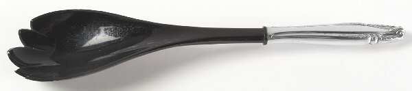 Stradivari (Sterling, 1937, No Monograms) Salad Serving Fork with Plastic Prongs