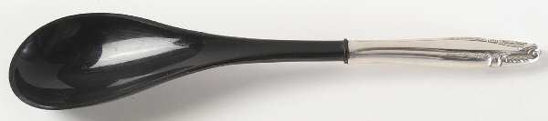 Stradivari (Sterling, 1937, No Monograms) Salad Serving Spoon with Plastic Bowl