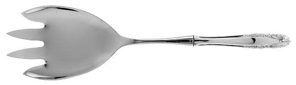 Stradivari (Sterling, 1937, No Monograms) Salad Serving Fork with Stainless Prongs