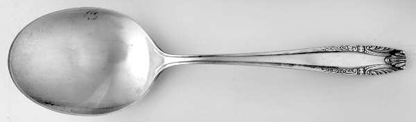 Stradivari (Sterling, 1937, No Monograms) Large Solid Berry/Casserole Spoon