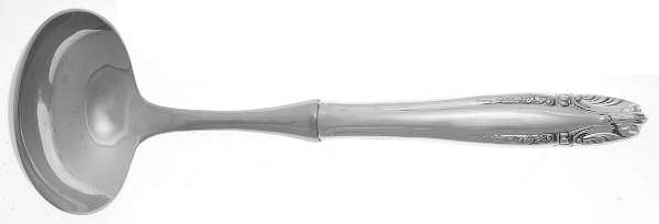 Stradivari (Sterling, 1937, No Monograms) Hollow Handle Gravy Ladle with Stainless Bowl