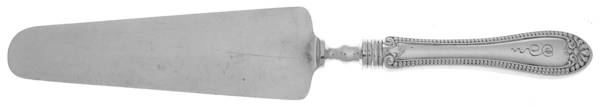 Stuart (Silverplate, 1899) Monogram Solid Pierced Pie Server