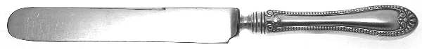 Stuart (Silverplate, 1899) Blunt Hollow Knife with Bolster