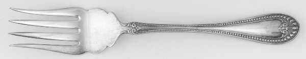 Stuart (Silverplate, 1899) Medium Solid Cold Meat Serving Fork