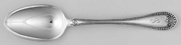 Stuart (Silverplate, 1899) Monogram Tablespoon (Serving Spoon)