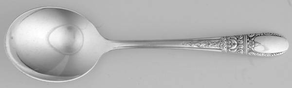 Sweetheart II-Hollywood II (Silverplate, 1946-48) Round Bowl Soup Spoon (Cream Soup)
