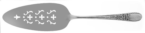 Sweetheart II-Hollywood II (Silverplate, 1946-48) Solid Pierced Pie Server