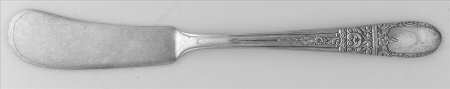 Sweetheart II-Hollywood II (Silverplate, 1946-48) Flat Handle Butter Spreader