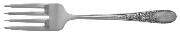 Sweetheart II-Hollywood II (Silverplate, 1946-48) Small Solid Cold Meat Serving Fork