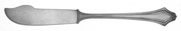 Trenton (Silverplate, 1915) Flat Handle Master Butter Knife