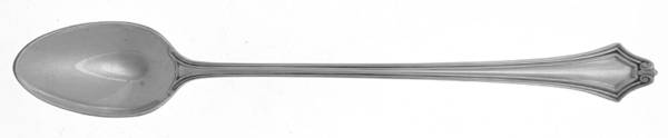 Trenton (Silverplate, 1915) Iced Tea Spoon by Wallace Silver