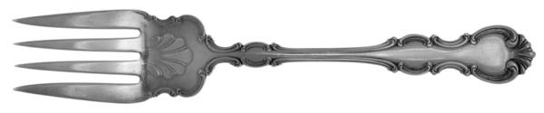Troy (Silverplate, 1902) Medium Solid Cold Meat Serving Fork