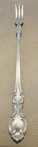Troy (Silverplate, 1902) Long Handle Pickle/Olive Fork