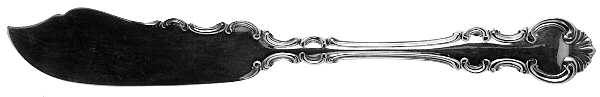 Troy (Silverplate, 1902) Flat Handle Butter Spreader