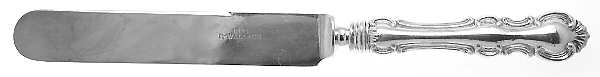 Troy (Silverplate, 1902) Blunt Hollow Knife with Bolster