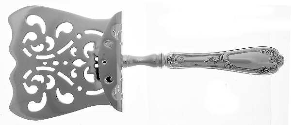 Venezia (Sterling) Hollow Asparagus Server with Silverplate Hood