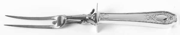 Versailles (Sterling, 1914) Large Stainless-Prong Roast Carving Fork