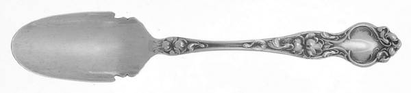 Violet (Sterling, 1904, No Monograms) Solid Cheese Scoop