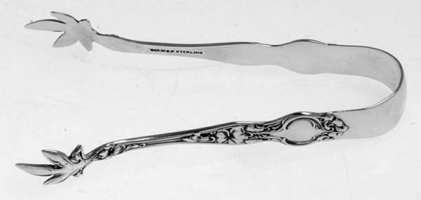 Violet (Sterling, 1904, No Monograms) Small Sugar Tongs