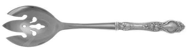 Violet (Sterling, 1904, No Monograms) Salad Serving Fork with Stainless Prongs HC