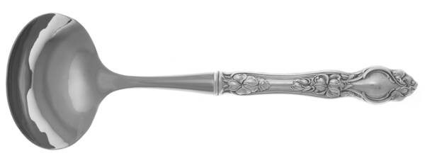 Violet (Sterling, 1904, No Monograms) Gravy Ladle with No Spout Stainless Bowl HC