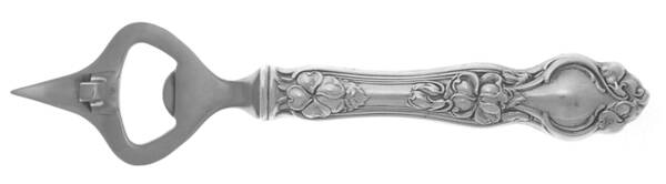 Violet (Sterling, 1904, No Monograms) Bottle/Can Opener with Stainless Bowl HC