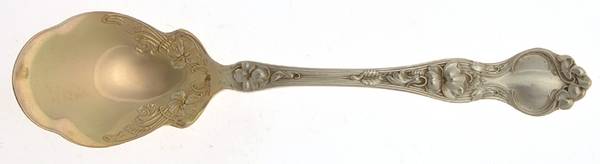 Violet (Sterling, 1904, No Monograms) Ice Cream Spoon Individual