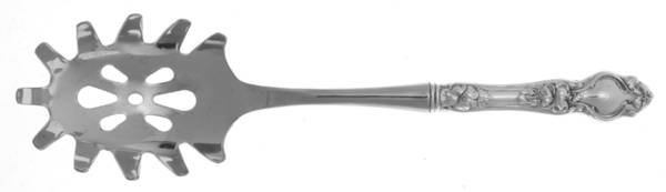 Violet (Sterling, 1904, No Monograms) Pasta Server with Stainless Bowl