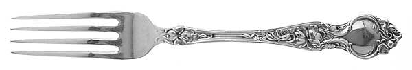 Violet (Sterling, 1904, No Monograms) Fork