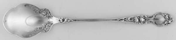 Violet (Sterling, 1904, No Monograms) Large Horseradish Serving Spoon