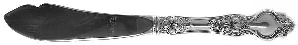 Violet (Sterling, 1904, No Monograms) Hollow Handle Master Butter Knife