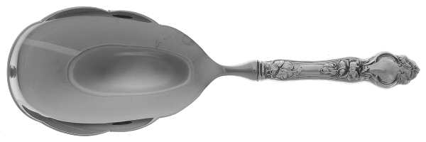 Violet (Sterling, 1904, No Monograms) Rice Spoon-Stainless Bowl