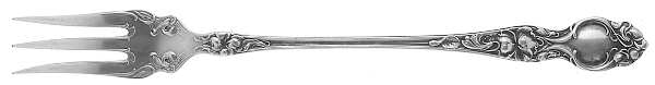 Violet (Sterling, 1904, No Monograms) Oyster Fork