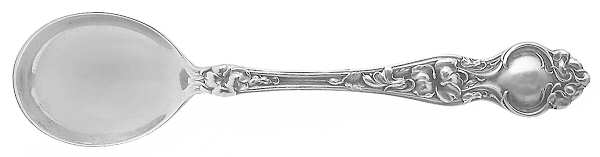 Violet (Sterling, 1904, No Monograms) Large Chocolate Spoon