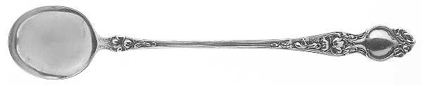 Violet (Sterling, 1904, No Monograms) Long Handle Chocolate Muddler Spoon