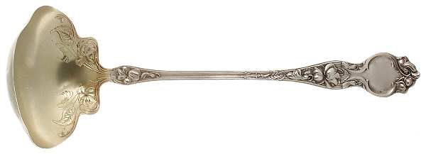 Violet (Sterling, 1904, No Monograms) Solid Soup Ladle