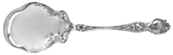 Violet (Sterling, 1904, No Monograms) Solid Salad Serving Spoon