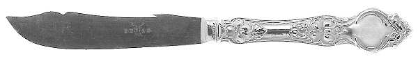 Violet (Sterling, 1904, No Monograms) Individual Fruit Knife with Silverplate Blade