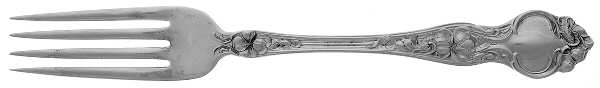 Violet (Sterling, 1904, No Monograms) Fork