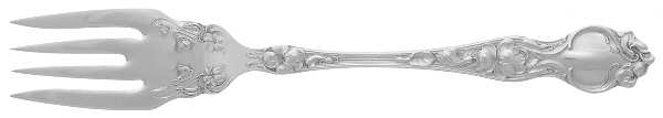 Violet (Sterling, 1904, No Monograms) Pastry Fork