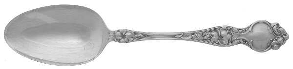 Violet (Sterling, 1904, No Monograms) Tablespoon (Serving Spoon)