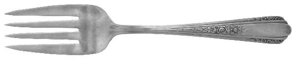 Vision (Silverplate, 1933) Medium Solid Cold Meat Serving Fork