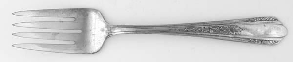 Vision (Silverplate, 1933) Medium Solid Cold Meat Serving Fork